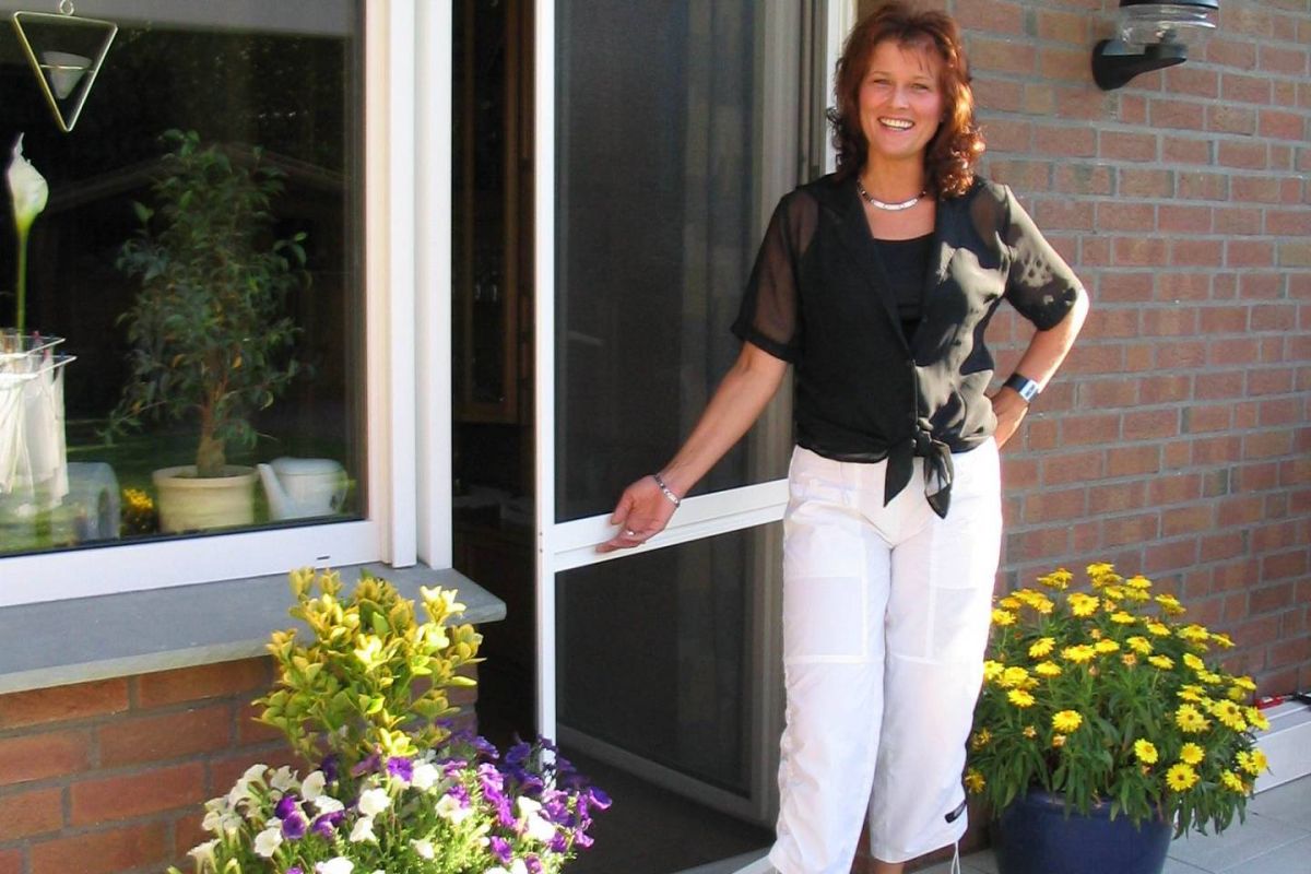 MS-Drehtuer mit Quersprosse