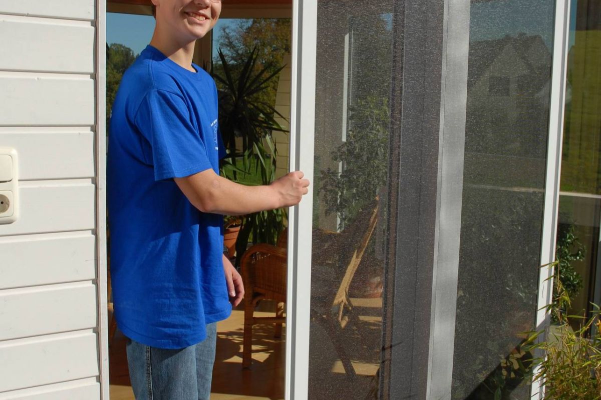 MS-Schiebetuer ohne Quersprosse